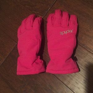 Spyder Girls ski gloves